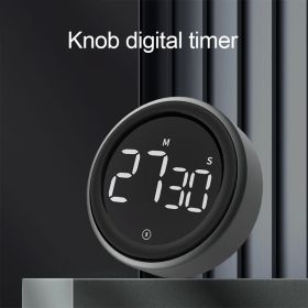 Digital Timer LCD Screen Electronic Rotation Timing Reminder Alarm Clock Study Stopwatch Kitchen Baking Magnetic Countdown Timer