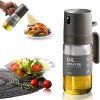 Kitchen Glass Oil Sprayer Bottle Olive Oil Sprayer Mister Spray Oil Dispenser Oil Jar Cruet BBQ Baking Picnic Kitchen Tool