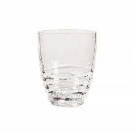 Swirl Acrylic Glasses Drinking Set of 4 DOF (15oz), Plastic Drinking Glasses, BPA Free Cocktail Glasses, Drinkware Set, Drinking Water Glasses