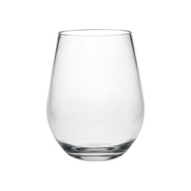 Oval Halo Tritan Glasses Drinking Set of 4 Hi Ball (20oz), Plastic Drinking Glasses, BPA Free Cocktail Glasses, Drinkware Set, Plastic Water Tumblers