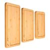 Bamboo Cutting Board Premium Versatile Cut Board with Built-in Handle