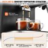 VEVOR Espresso Machine, 15 Bar Semi-Automatic Espresso Maker with Milk Frother Steam Wand for Latte and Cappuccino