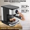 VEVOR Espresso Machine, 15 Bar Coffee and Espresso Maker with Milk Frother Steam Wand