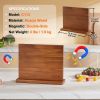 VEVOR Magnetic Knife Block, 12 inch Home Kitchen Knife Holder, Double Sided Magnetic Knife Stand, Multifunctional Storage Acacia Wood Knives Rack