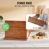 VEVOR Magnetic Knife Block, 12 inch Home Kitchen Knife Holder, Double Sided Magnetic Knife Stand, Multifunctional Storage Acacia Wood Knives Rack