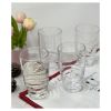 Swirl Acrylic Glasses Drinking Set of 4 (20oz), Plastic Drinking Glasses, BPA Free Cocktail Glasses, Drinkware Set, Hi Ball Plastic Water Tumblers