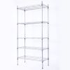 Home Kitchen Supplies Furniture, 5-Tier Metal Shelving Racks, Adjustable Metal Storage Racks, 5-Tier Shelving Unit with Leveling Feet