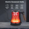 Gooseneck Electric Kettle, Pour Over Coffee Kettle & Tea Kettle, 100% Stainless Steel Inner With Leak Proof Design, 1000w Rapid Heating