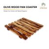 Olive Wood Pan Coaster