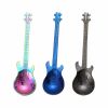 4Pcs Metal Guitar Spoon Flatware Set 18/10 Stainless Steel Guitar Spoons Creative Milk Coffee Spoon Ice Cream Candy Teaspoon