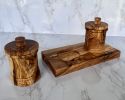 Olive Wood Canisters Set