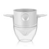 1 Pc Portable Foldable Coffee Filter Stainless Steel Easy Clean Reusable Coffee Funnel Paperless Pour Over Holder Coffee Dripper